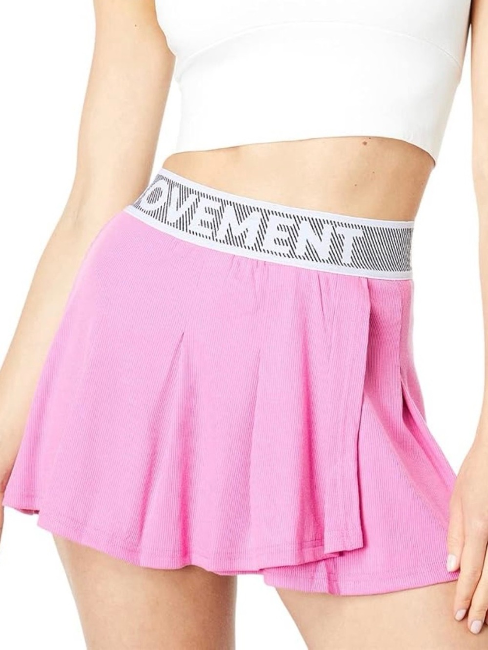 Free People Movement Duo Skort in Candy Pink